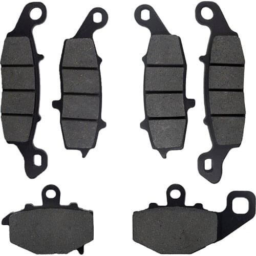Front and Rear Brake Pads for Kawasaki KLE 650 KLE650 Versys 07-13 ER6F ER-6F 06-13 ER6N ER-6N 06-13 Z750 Z750S ZR750 04-07