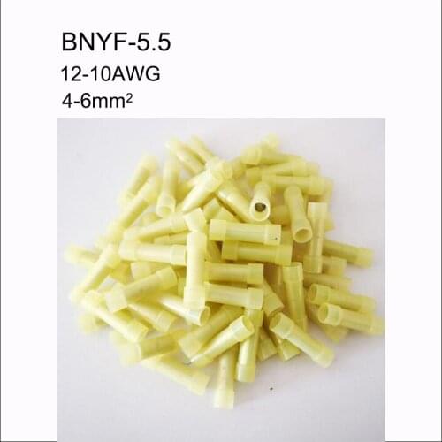 BNYF-5.5 yellow Intermediate joint nylon sheath insulated connector intermediate connecting pipe waterproof wire connectors