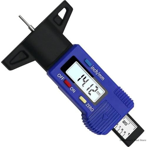 Car Tyre Tire Tread Depth Tester Gauge Meter Measurer Tool Caliper