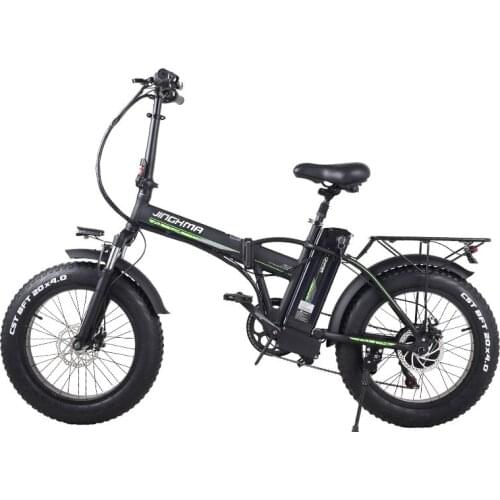 Snow Beach Folding Electric Bicycle Lithium Battery 20 Inches 500W Mountain Snow Ebike