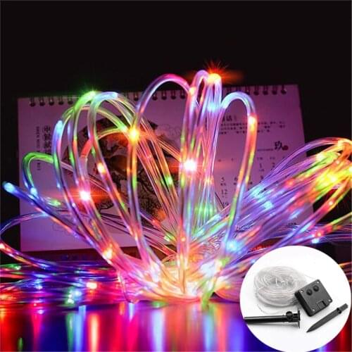 Led Strips Fairy Lights Christmas Tree Garland Lights Waterproof Solar Lamp Christmas Decorations for Home Xmas Light Navidad