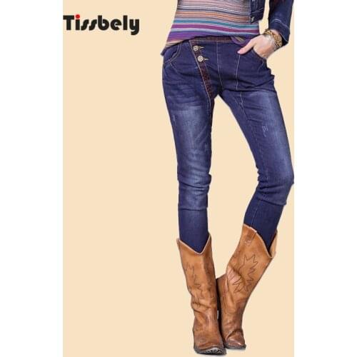 Tissbely Women's Jeans With Embroidery