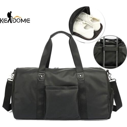Waterproof Women Gym Bag Fitness Training Shoes Men Handbag Large Shoulder Yoga Handbag Travel Duffel sac de sporttas XA118D
