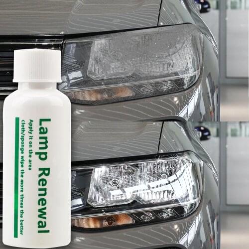 LEEPEE Car Maintenance Liquid 20/50ml Car Headlight Restoration Polishing Coat Lamp Retreading Agent Lamp Renovation