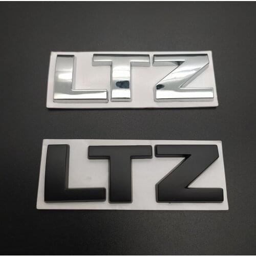 1 pcs Car logo stickers 3D Metal LTZ Badge Auto Accessories Chrome Emblem Decals for Chevrolet cruze captiva LS LT Malibu