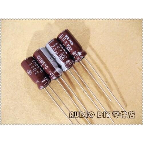 20PCS/100PCS ELNA Brown RA3 Series 2.2uF 50V 50V2.2UF 5x11mm Audio Electrolytic Capacitor