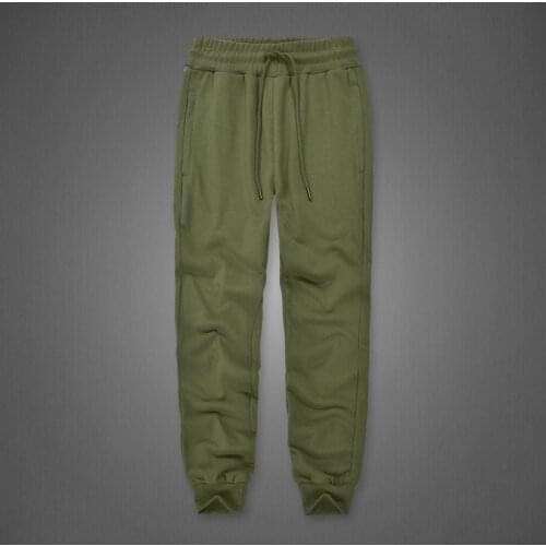 2012 New Men Casual Pants Solid Color Cotton Sweatpants Sport Fitness Zipper Pocket