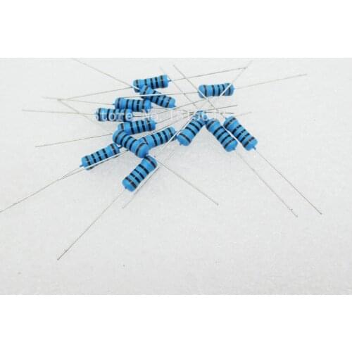 50PCS/LOT 1W Metal Film Resistor +/-1% 3K3 3.3K ohm 3K3 R 1W DIP Resistance NEW