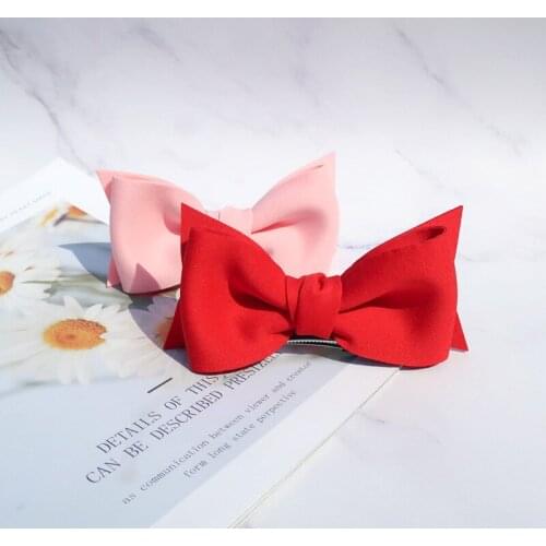 9pcs/lot Fashion Candy Color Hair Clips Cotton Standing Hair Bows Girls Kids Hairpin Barrette Party Dance Headwear Accessories