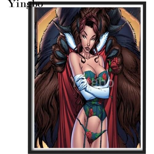 Sexy beauty and the beast Full Square Round 5D DIY Diamond Painting Diamond Embroidery Cross Stitch Mosaic Craft Home Decor