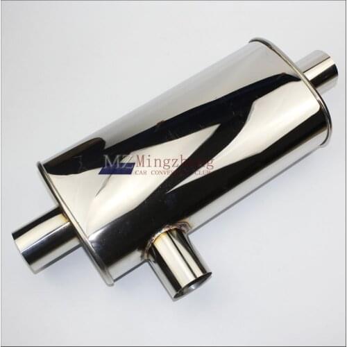 Car accessories tuning racing sound exhaust 2 2.5 3 inch caliber selection 304 stainless steel material muffler