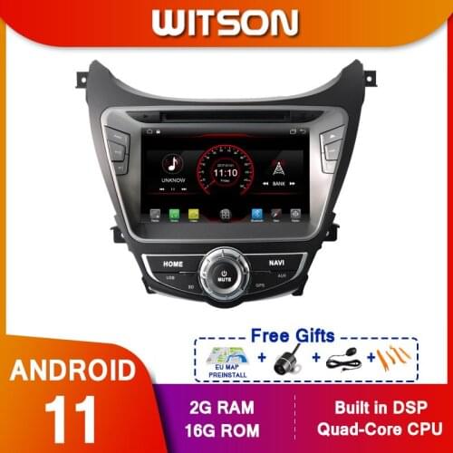 WITSON car radio player 2 DIN android 10.0 For Android 10 For HYUNDAI ELANTRA 2013 gps navigation stereo DSP video C