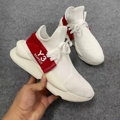 European and American fashion casual leather shoes for men and women breathable sports running shoes Y3 BAAPECK height shoes