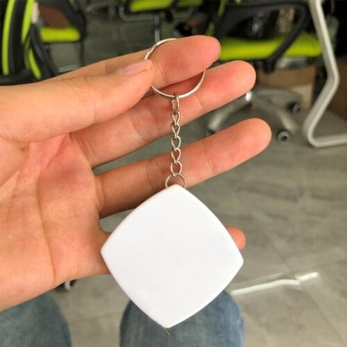 2M Ruler Metal Tape Measure Keychain Portable Gauging Tools Pull Ruler Retractable Ruler Percision Measuring Tools