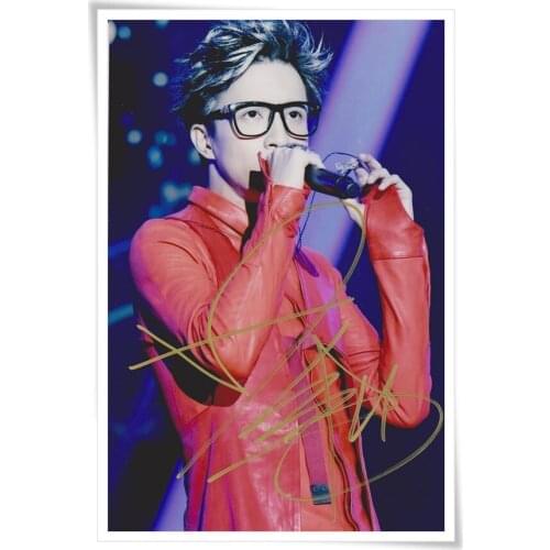 Jacky(Jackie) Zhiqian Xue Zhi Qian autographed original photo 4*6 inches collection free shipping 11.2016 12