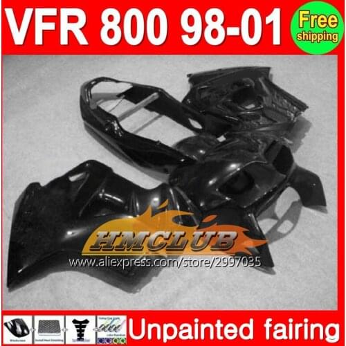 Body Unpainted Full Fairing Kit For HONDA VFR800 interceptor 98-01 VFR 800 VFR-800 98 99 00 01 1998 1999 2000 2001 Fairing