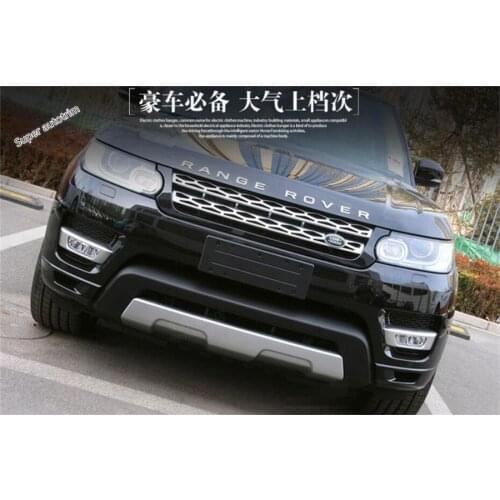 Lapetus Front Head Fog Lights Foglight Lamp Cover Trim Accessories Exterior Fit For RANGE ROVER Sport 2014 2015 2016 2017 ABS
