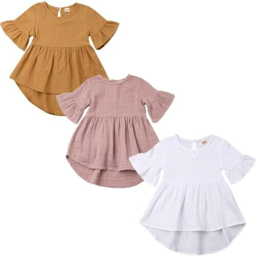 Girl Dress Summer Toddler Baby Girls Clothes Dress Kids Girl Clothing Short Sleeve Party Dress Infant Dresses