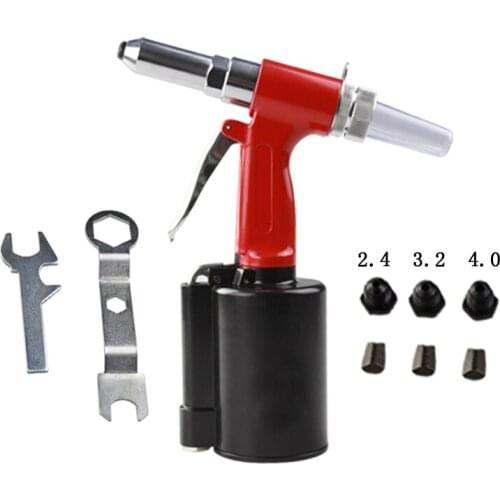 Air Pneumatic Riveter Gun 3.2-4.8mm Lightweight Automatic Pneumatic Rivets Gun Air Riveter