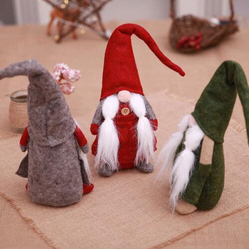 Hot Old Man Doll Christmas Gnome Doll Funny Standing Plush Dolls Christmas Gift For Kids Christmas Decor For Home Table Mascot