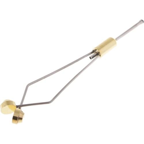 Stainless Steel Fishing Lure Bobbin Holder Fly Tying Tools Smooth Spool