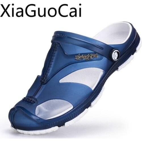 High Fashion Summer Men Sandals Shallow Soft Breathable Male Slippers Outdoors Beach Slides for Students Drop Shipping W15 35