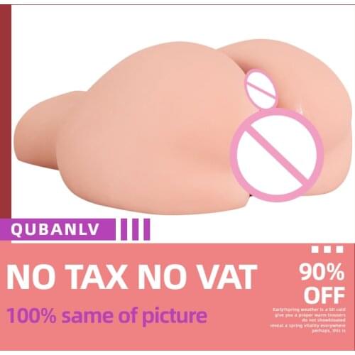 Newest! 2 holes life-size male sex toys realistic vagina anal sex adult toys 3D big ass masturbation real experience sex shop