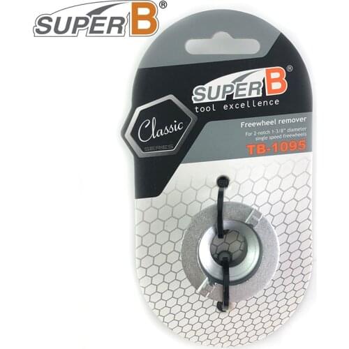 SUPER B Bicycle Freewheel Remover TB-1095 For 2-Notch 1-3/8" Diameter Single Speed Freewheels Bike Tools Cycling Equipments