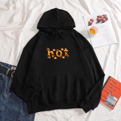 Harajuku Oversized Hoodies Women Men Funny Letter Printed Women Autumn Cotton Sweatshirt Hoodie Hooded Pullover Womens Sweaters