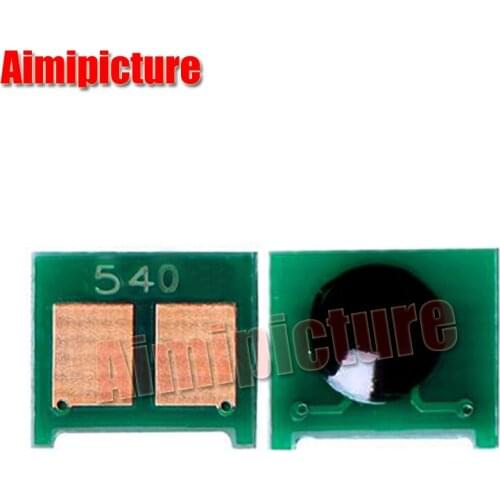 20pcs CB540A CB541A CB542A CB543A CM1312 1210 CP1215 CP1518 CP1517 CP1519 toner cartridge chip for HP Color printer 5sets/lot