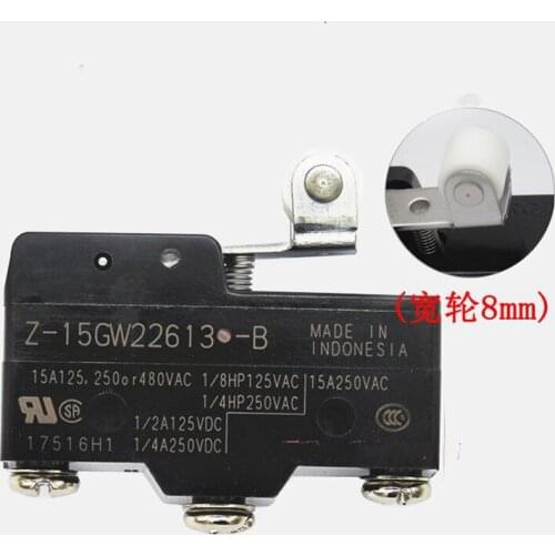 3pcs Omron Z-15GW22613-B wide wheel 8mm brake limit stroke micro switch 00H005