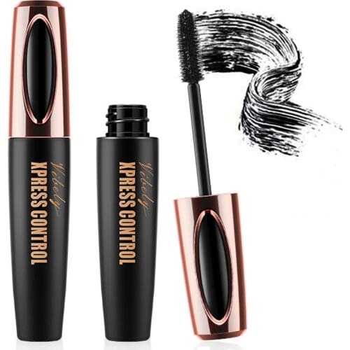4D Silk Fiber Eyelash Mascara Quick Dry Long Waterproof Rimel Maquiagem Eyelashes Extension Mascara Makeup Cosmetic