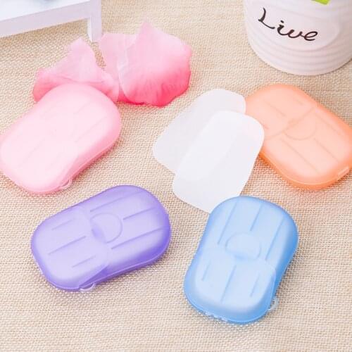80-40PCS Travel Portable Disinfecting Paper Soaps Washing Hand Bath Mini Disposable Scented Slice Sheets Foaming Soap Paper