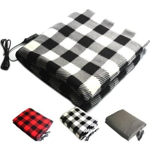 12V Car Winter Fleece Constant Temperature Heating Blanket Car Electric Blanket Cover Pad Mat Car Accessories