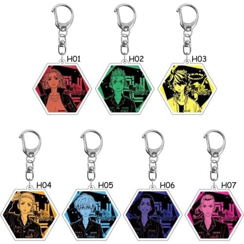 Tokyo Revengers Manjiro Ken Chifuyu Takashi Kazutora Keisuke Kawaii Bag Pendant Fans Collection Props Cosplay Keychain