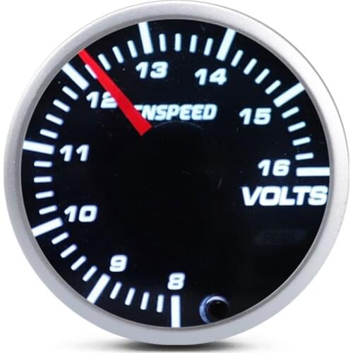 CNSPEED 2Inch 52mm Car Turbo Boost Gauge Indicator 8-16V Auto Instrument Voltage Meters Auto Car Gauge/Car Meter