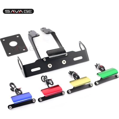 License Plate Holder LED Light For KAWASAKI Z650 NINJA 650 Z 650 2017 2018 2019 2020 Motorcycle Accessories Fender Eliminator