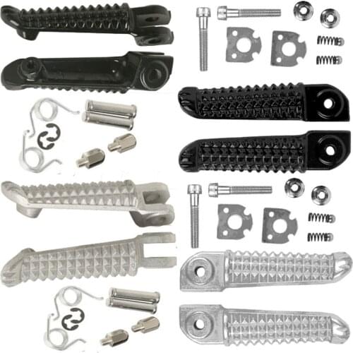 For Yamaha YZFR1 2002-2011 YZFR6 2003 2004 2005 2006 2007 2008 2009-2012 YZF R1 R6 Motorcycle Front Rear Footrests Foot pegs