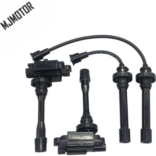 Ignition Coil and Ignition Wire Set for Chinese Brilliance M1 BS6 2.0L 4G63 engine MT Auto car motor part 3095125