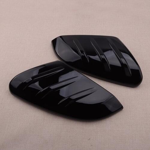 ABS 1 Pair Gloss Black Side Door Rearview Mirror Cover Trim Cap Fit for Honda Civic 2016 2017 2018 2019 2020