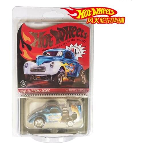 Hot Wheels 1/64 RLC 41 Willys Gasser Diecast Collection of Simulation Alloy Car Model Children Toys