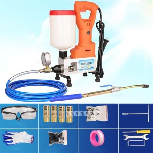 SHZ-980W New High Pressure Injection Machine Polyurethane Pump Waterproof Leak-proof Grouting Machine 220V/110V 980W 0-6000psi