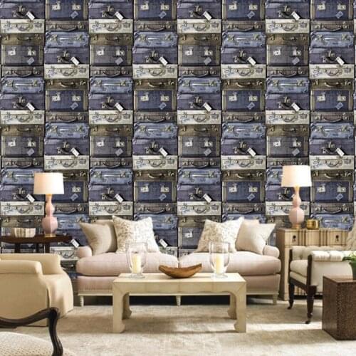 Custom mural 3D bookcase background wallpaper hotel KTV bedroom waterproof non-woven wallpaper murals