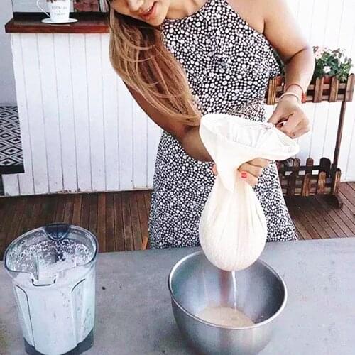 4 Sizes Practical Food Nut Milk Tea Fruit Juice Coffee Wine Nylon Mesh Net Strain Herb Liquid Filter Bag Kitchen Accessories