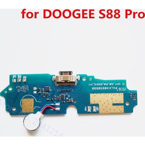 New For DOOGEE S88 Pro Inside Parts Usb Board Charger Dock+MIC Motor Vibration Vibrator Replacement Accessories