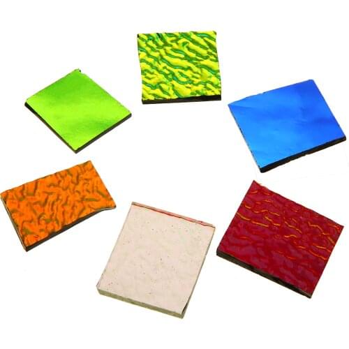 28g Mix Color & Shapes Fusing Glasses COE90 Dichroic Glass Microwave Kiln Accessories for DIY Ornament Decoration