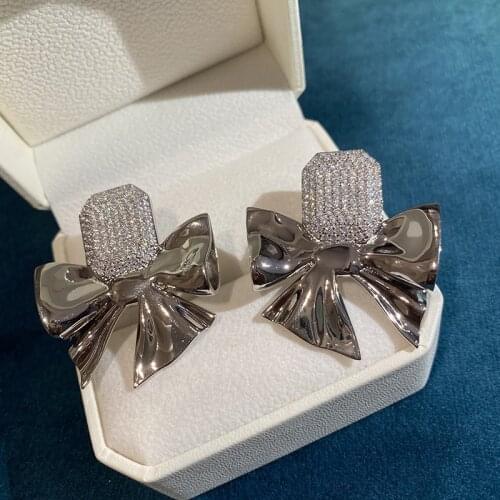 Luxury Famous Brand Fashion Drop Earrings Vintage Jewelry for Woman Party Gift