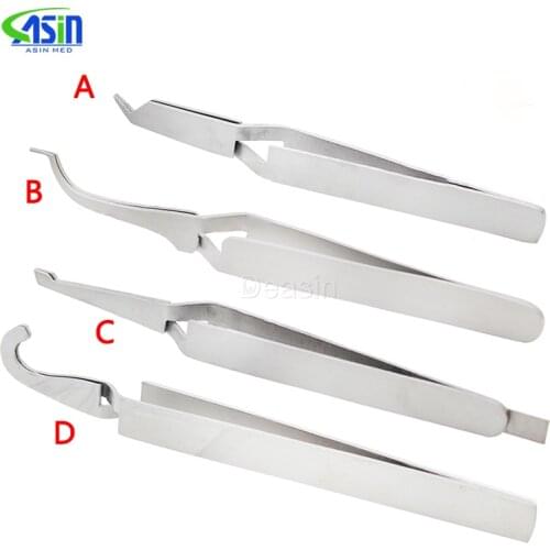 Dental mouth tweezers orthodontic brackets clamp tweezers Stainless steel Dental Orthodontic Tool