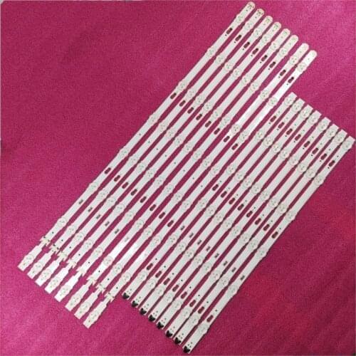 LED backlight strip(16) for Samsung UE60KU6000 UN60JU7100F UE60JU6000 CY-GK060HQSV1H GJ060HGSV7H LM41-00120X 00120Y BN96-34805A
