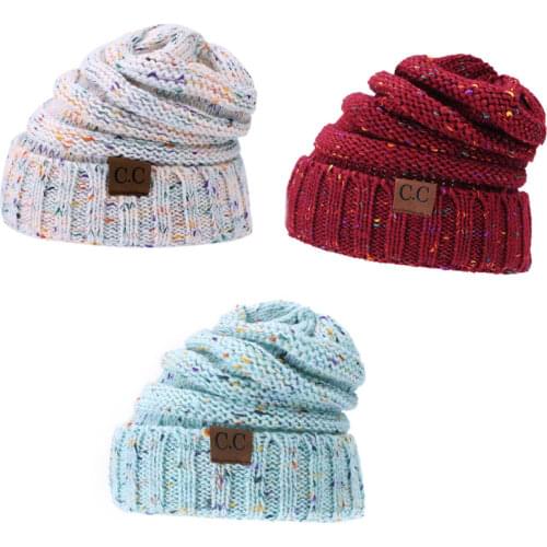 Knitted bonnet caps high quality winter bonnet cap bonnet hat baby Accessories Winter Hats For Women